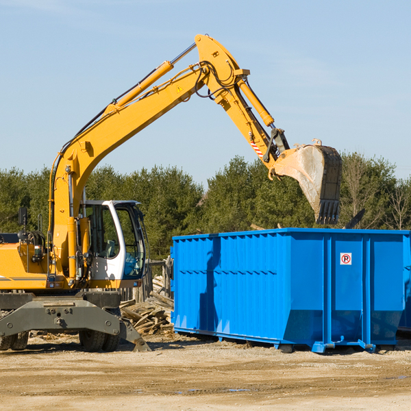 is there a minimum or maximum amount of waste i can put in a residential dumpster in Stevenson Maryland